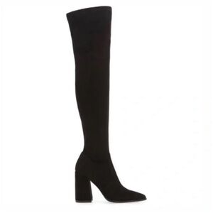 Steve Madden Tava Over The Knee black Suede Boots